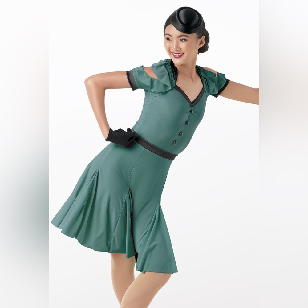 Weissman Green Swing Dance Costume